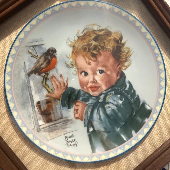 Precious Little Ones Collectible Plates and display - Picture 5 of 9